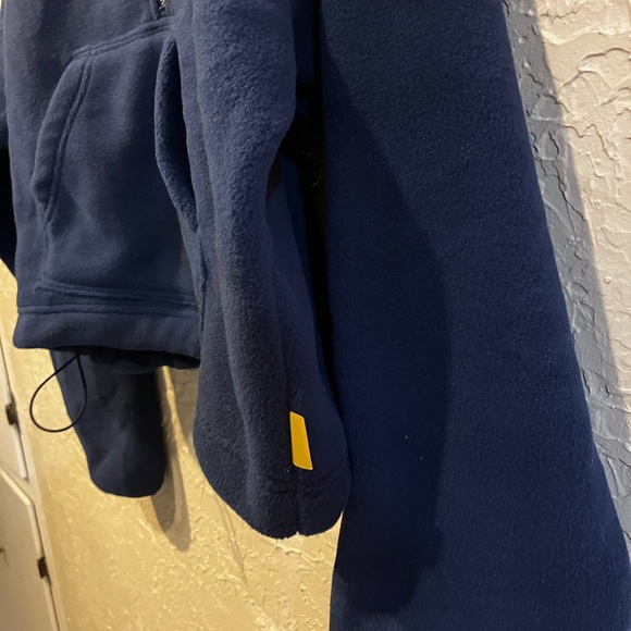 New Yellow Label Co. Polar Quarter Zip crop in Blue, Size S - Picture 8 of 11